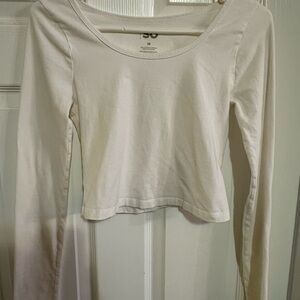 SO Women's Off-White Long Sleeve Top